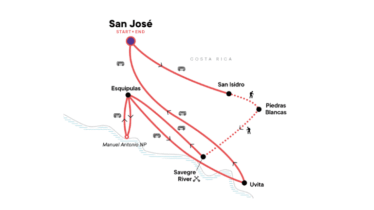 12 dienų Kosta Rikoje